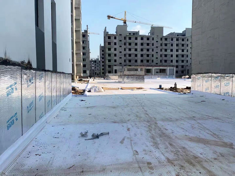 防護虹吸排水收集系統施工現場